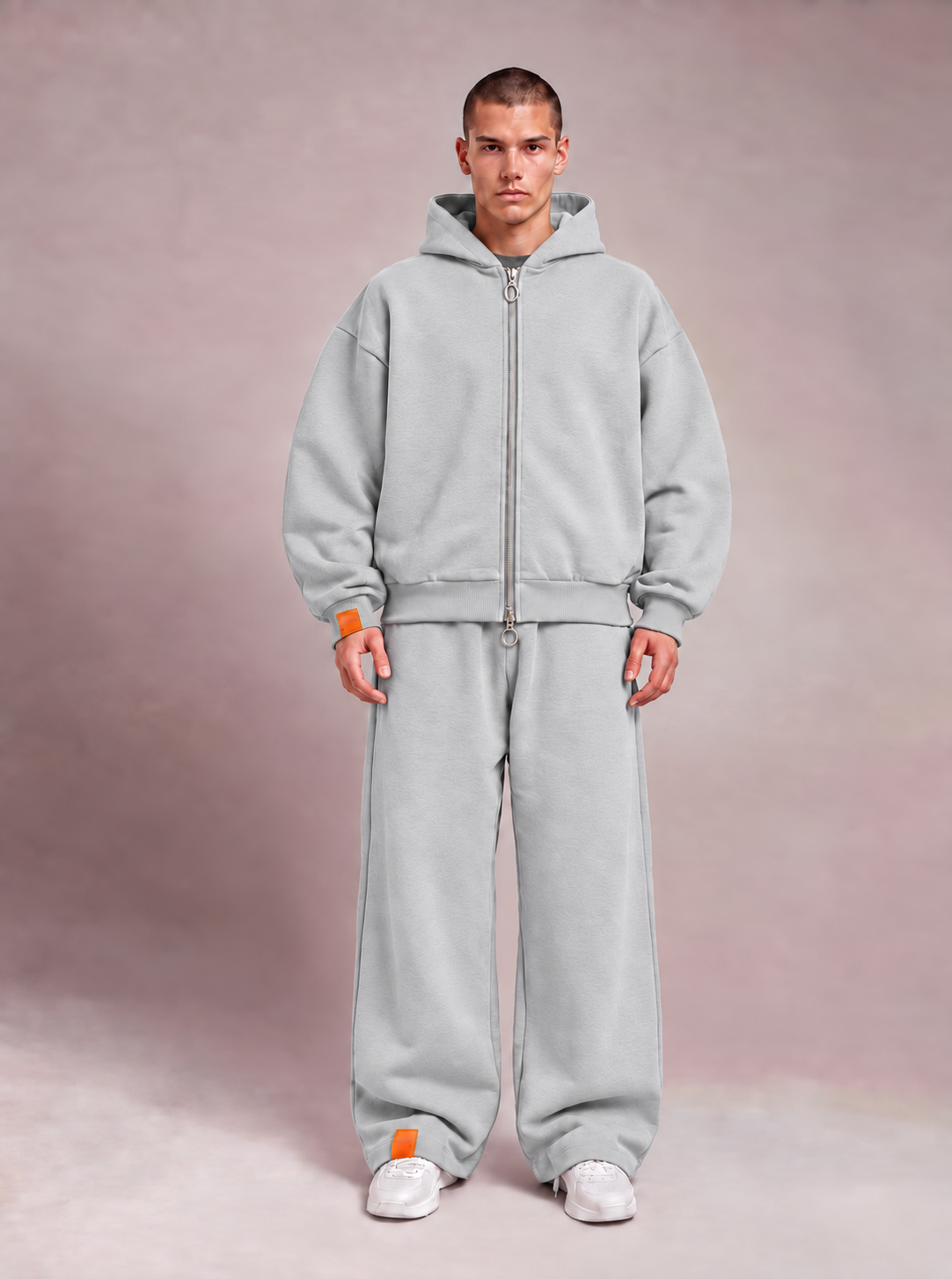 The Zipper Hoodie - Cloudy Grey